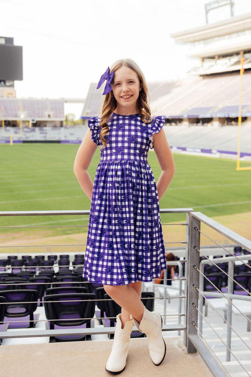 tcu-plaid-frog-flutter-twirl-dress Mila & Rose - Sophia's Style-3